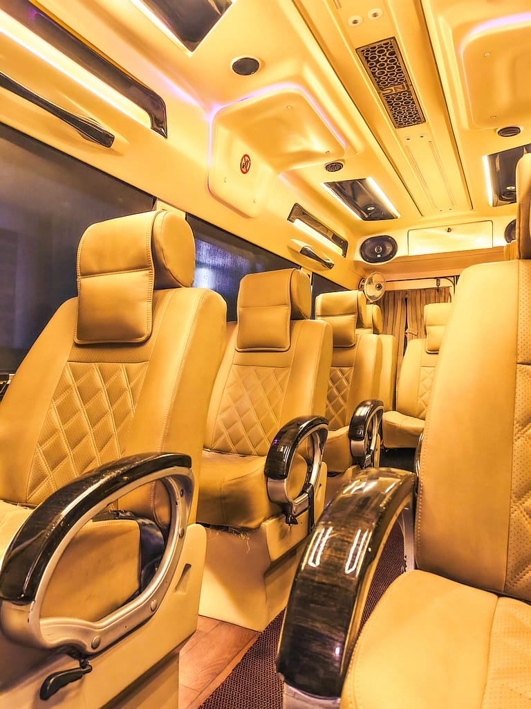 luxurious tempo traveller