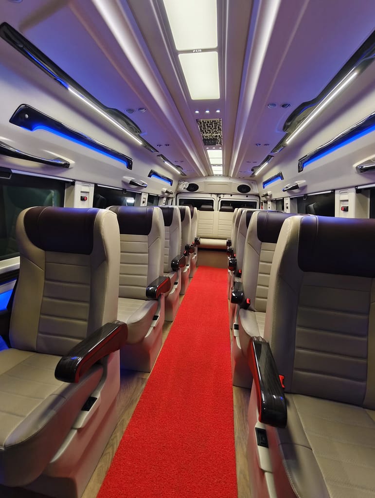 luxurious tempo traveller